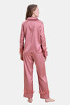 Mysthelle Silk & Satin Loungewear Set - Blush Pink — thumbnail 2